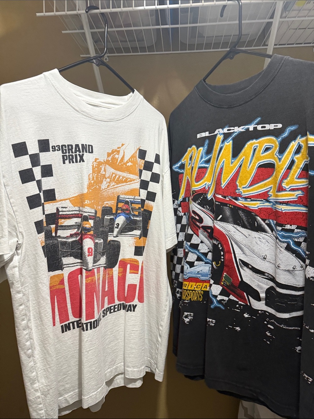 PacSun F1 and NASCAR Shirts